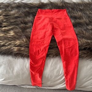 Beyond Yoga Red Leggings